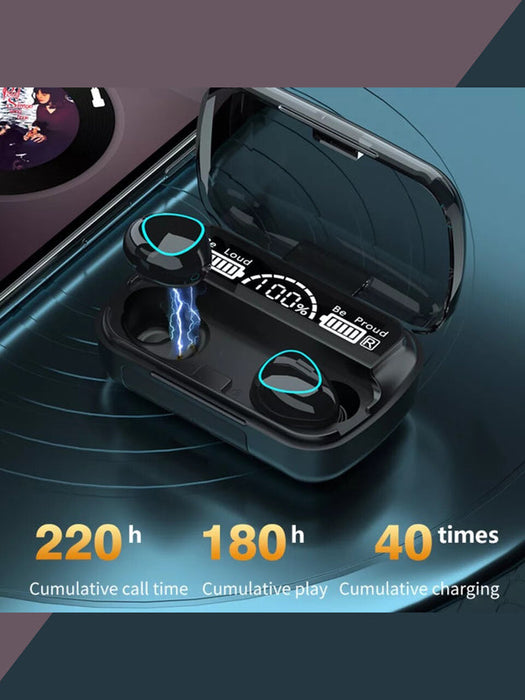 TWS M10 Earbuds Bluetooth 5.1 Earphones 3500mAh Charging Box Wireless Stereo Headphones Sports Waterproof Earbuds Headsets With Microphone-BR14097