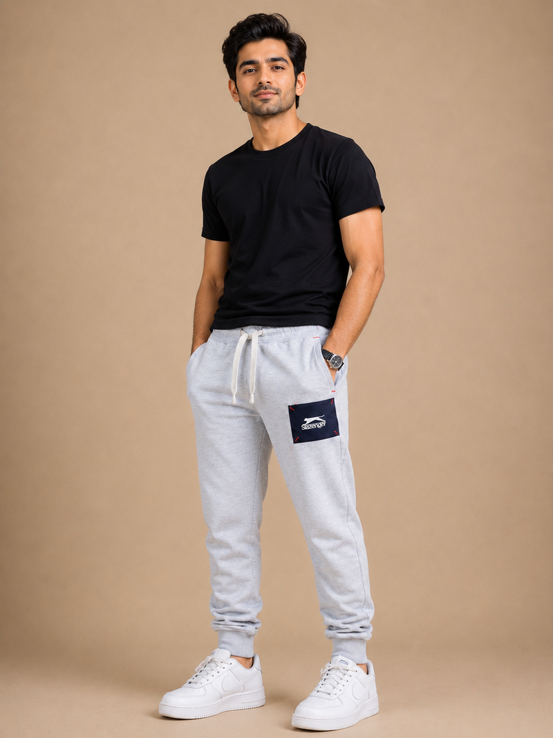 Slazenger Fleece Slim Fit With pocket Trouser Ice Blue For men's gh57
