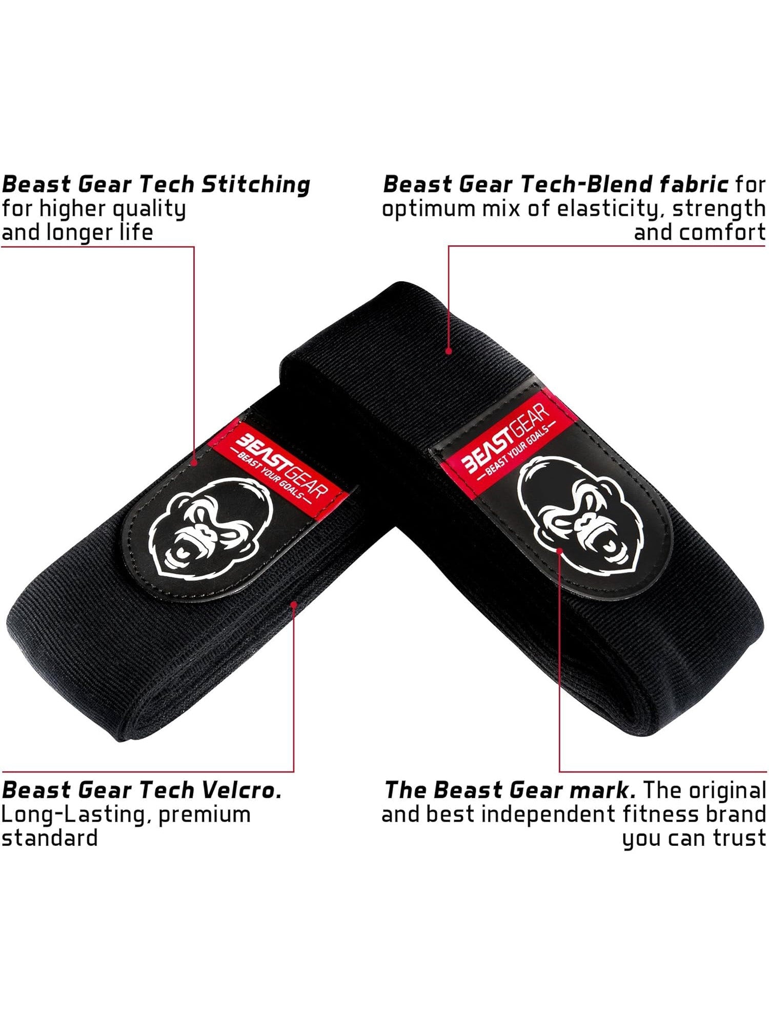 Beast Gear Boxing Wraps-Hand Gloves for Kickboxing Pair-LV435