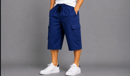 Men’s Premium Navy Cargo Shorts hus123