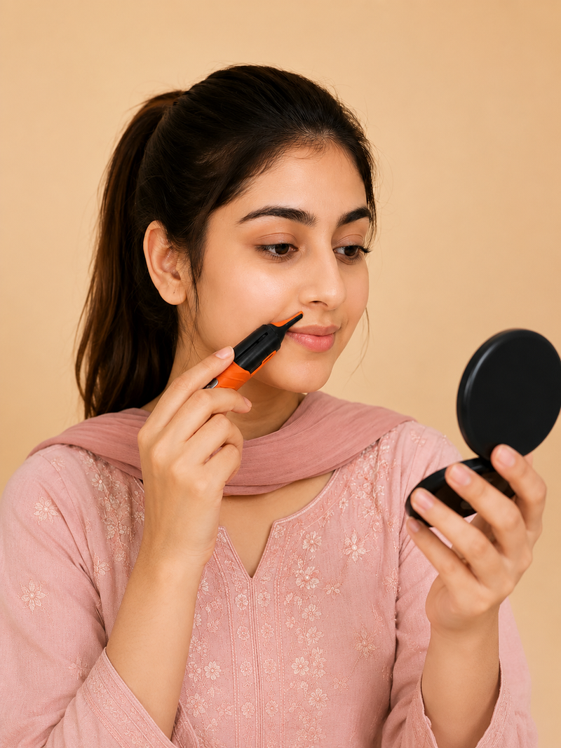 2-in-1 Precision Facial & Eyebrow Trimmer for Women
