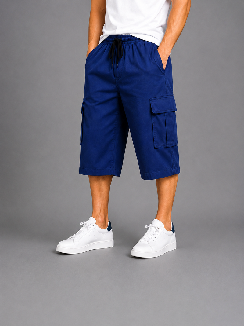 Men’s Premium Navy Cargo Shorts hus123