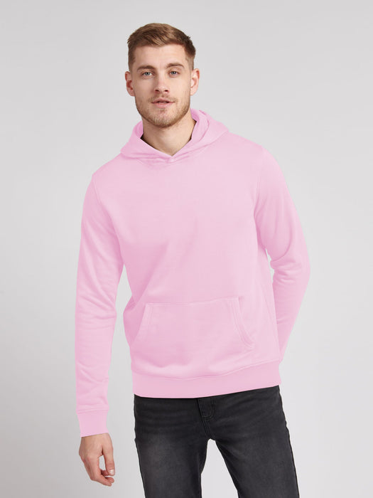 Premium Quality Terry Fleece Pullover Hoodie For Men-Pink-RT1314