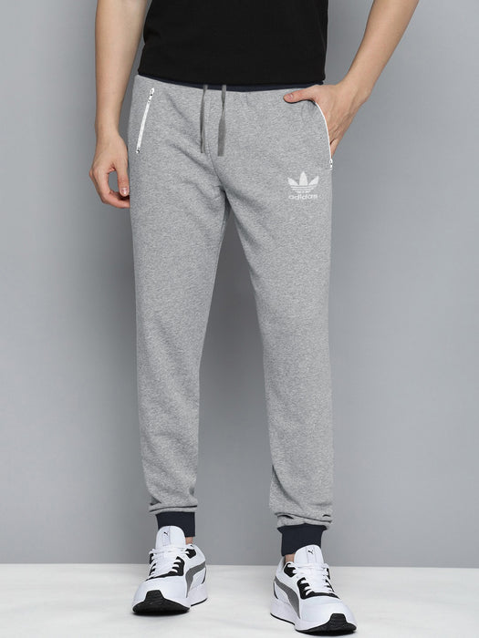 ADS Terry Fleece Jogger Sweatpant For Men-Grey Melange-BR14596