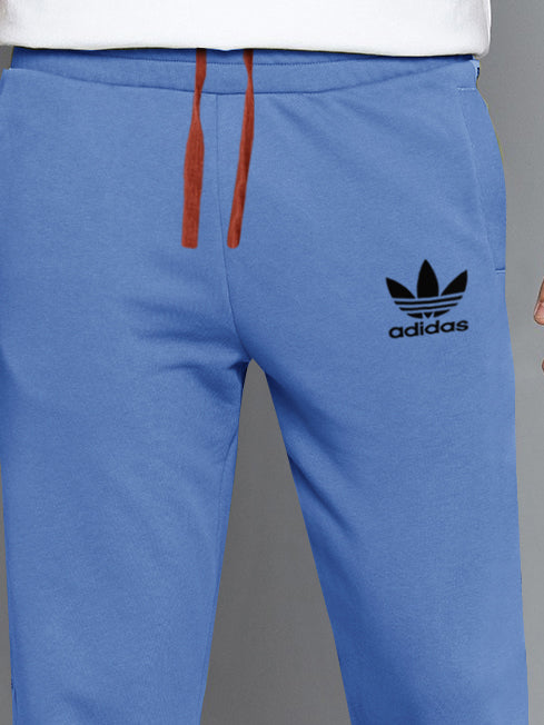 ADS Terry Fleece Jogger Sweatpant For Men-Light Blue-BR14562