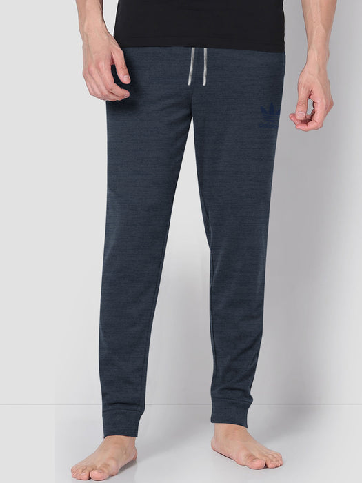 ADS Terry Fleece Jogger Sweatpant For Men-Navy Melange-BR14579