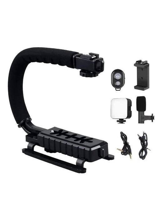 AY-49U U-Shaped Video Camera Handheld DV Bracket Stabilizer Kit-BE1857/BR14026