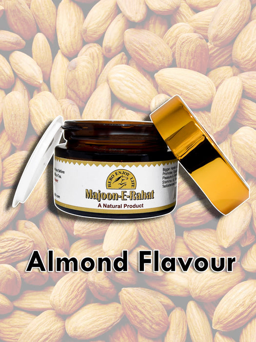 Hero Enjoy Life Majoon-e-Rahat (Almond Flavour) Natural & Organic Majoon For Health-LV393