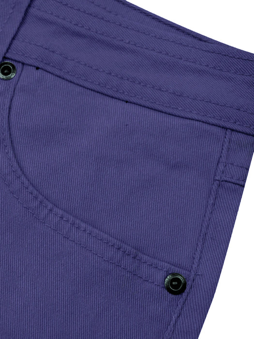JL Authentic Slouchy Fit Cotton Denim For Ladies-Purple-BR13533