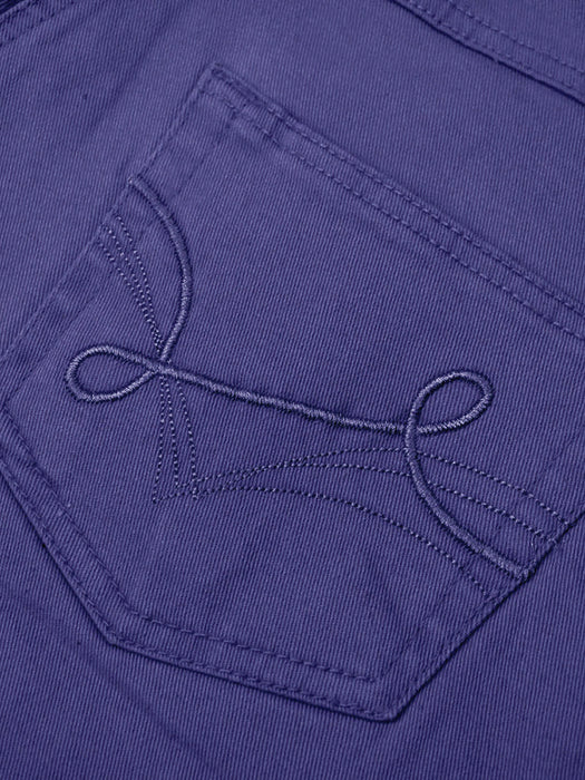 JL Authentic Slouchy Fit Cotton Denim For Ladies-Purple-BR13533