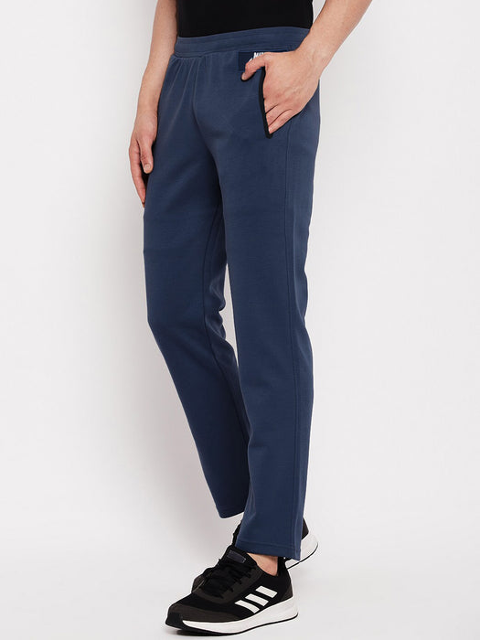 NK Fleece Straight Fit Trouser For Men-Navy-BR1014