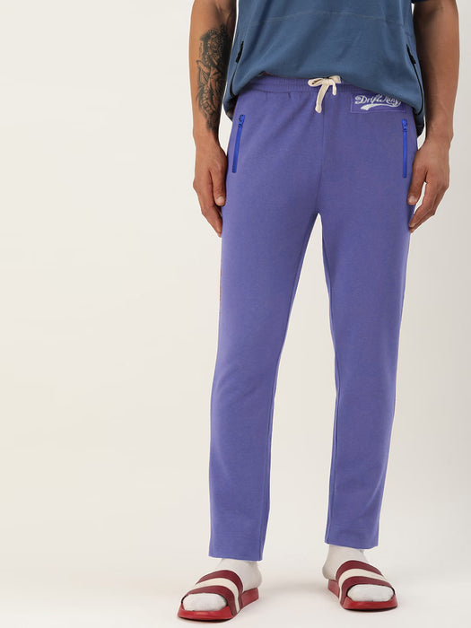 Drift King Regular Fit Heavy Fleece Jogger Trouser For Men-Purple Blue-BR1106