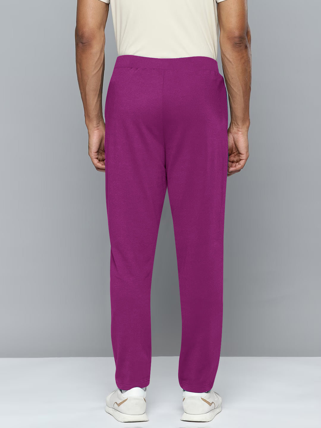 Drift King Regular Fit Heavy Fleece Jogger Trouser For Men-Dark Magenta-BR1108