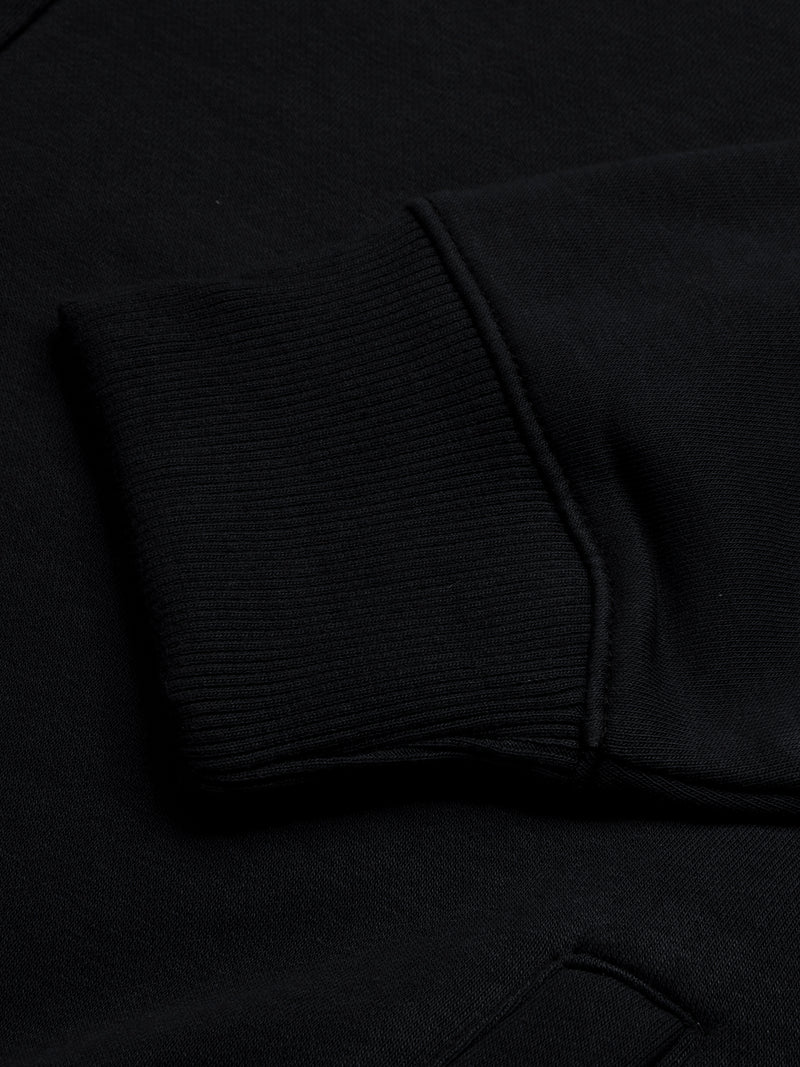 Louis Vicaci Stylish Zipper Mock Neck For Men-Black-BR967