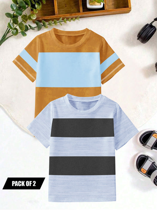 Pack Of 2 Single Jersey Tee Shirt For Kids