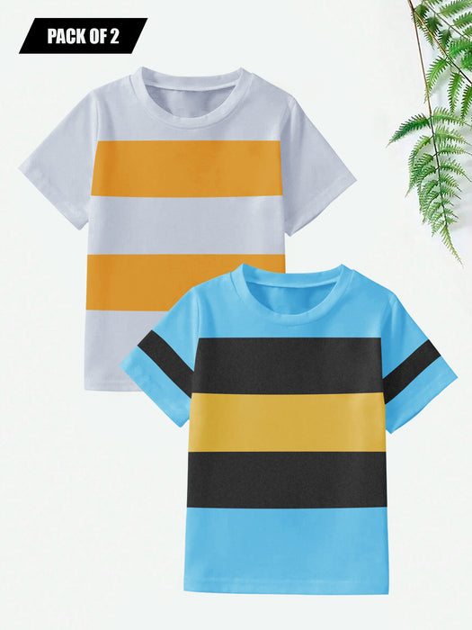 Pack Of 2 Single Jersey Tee Shirt For Kids