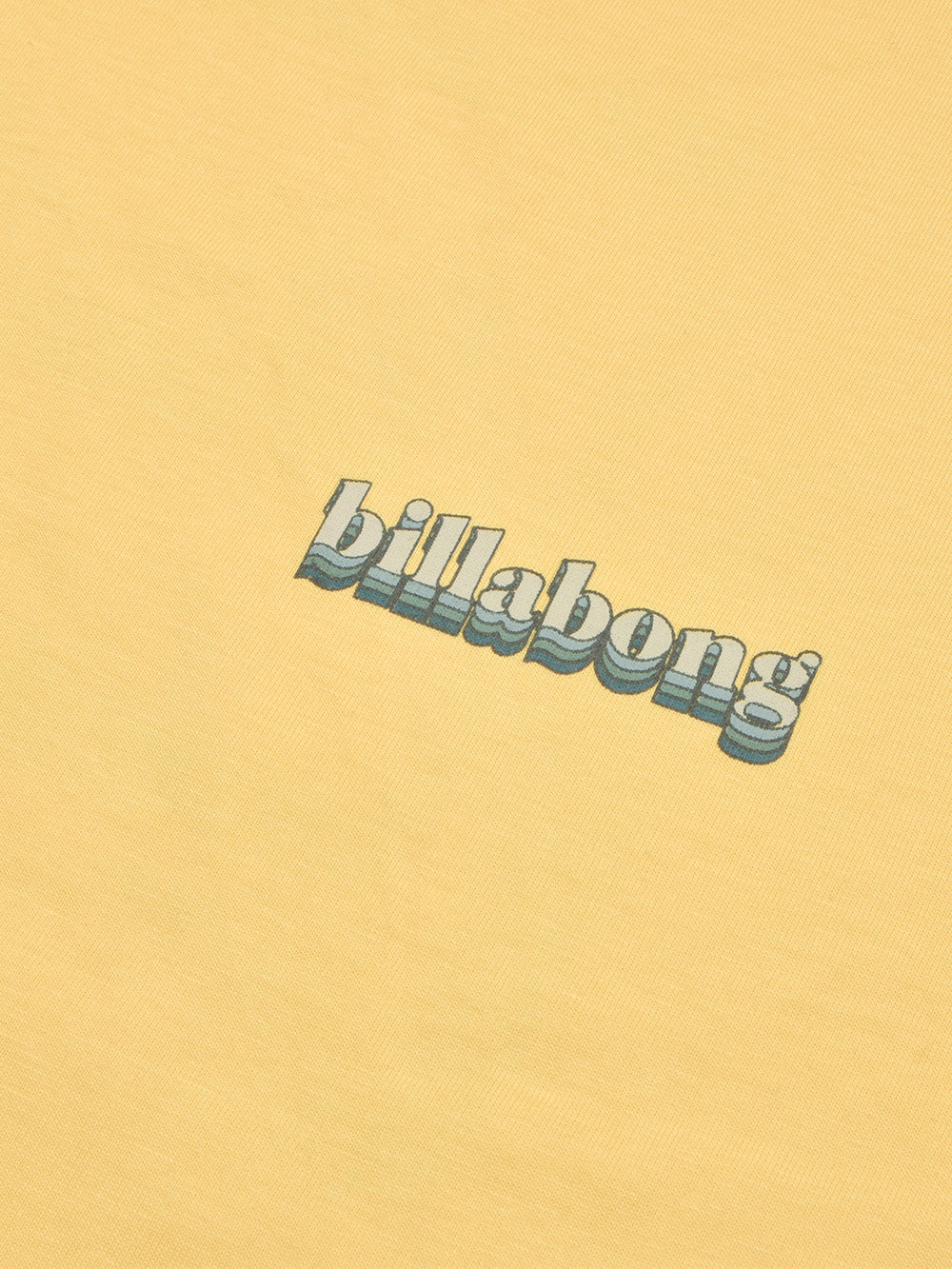 Bilabong Single Jersey Crew Neck Tee Shirt For Men-Yellow-BE13274