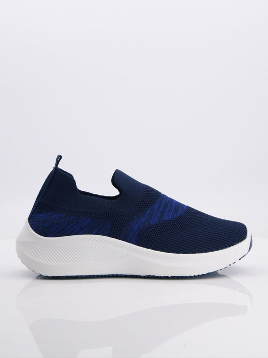 Black Camel Slip on Skechers Shoes-Navy-BR3945