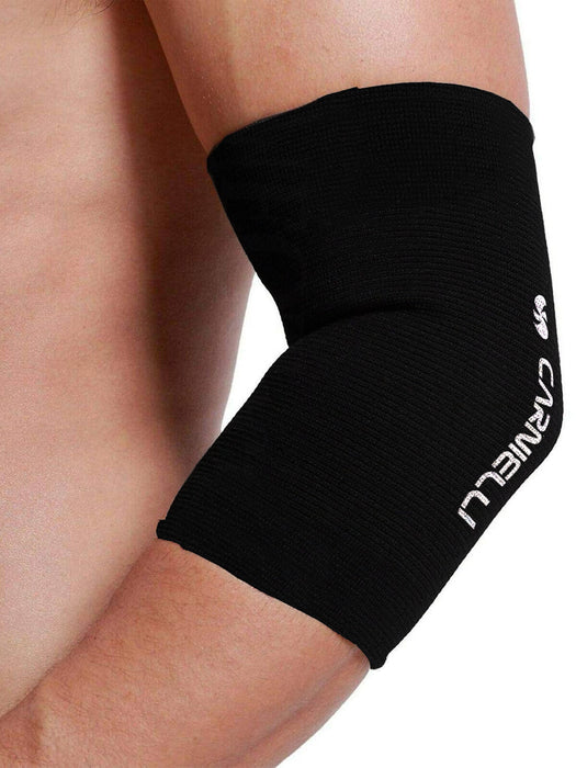 Carnielli Elbow Pair Pads-Black-LV418