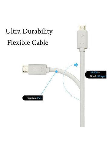 Android USB Charging Cable-White-RT620