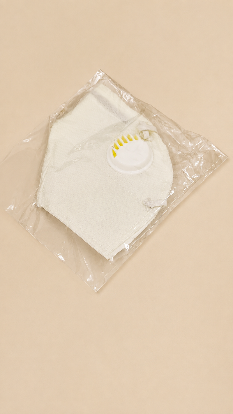 Title: Reusable Protective Face Mask with Breathing Valve – Stay Home Stay Safe