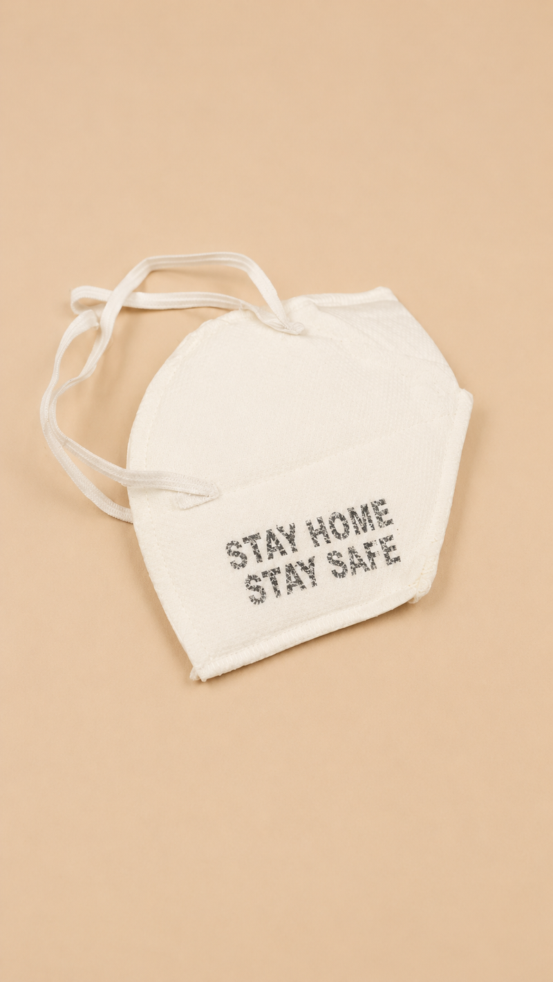 Title: Reusable Protective Face Mask with Breathing Valve – Stay Home Stay Safe