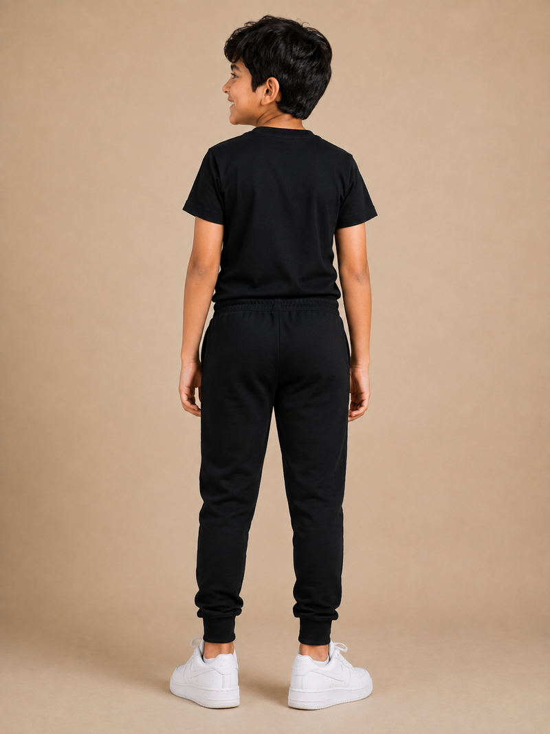 NK Fleece Slim Fit Without pocket Trouser For Kids nbv01