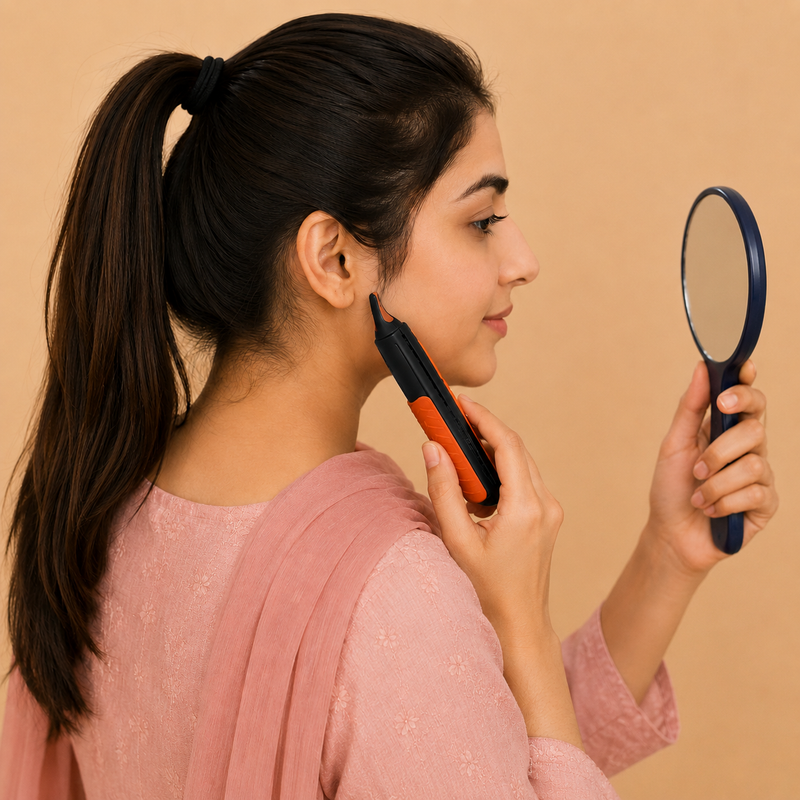 2-in-1 Precision Facial & Eyebrow Trimmer for Women