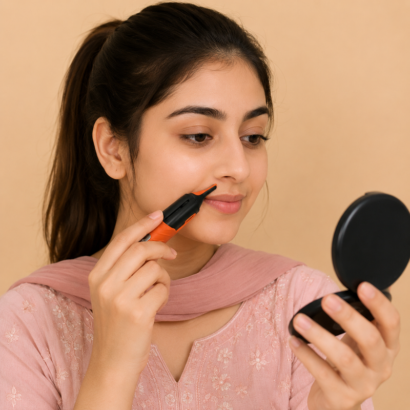 2-in-1 Precision Facial & Eyebrow Trimmer for Women