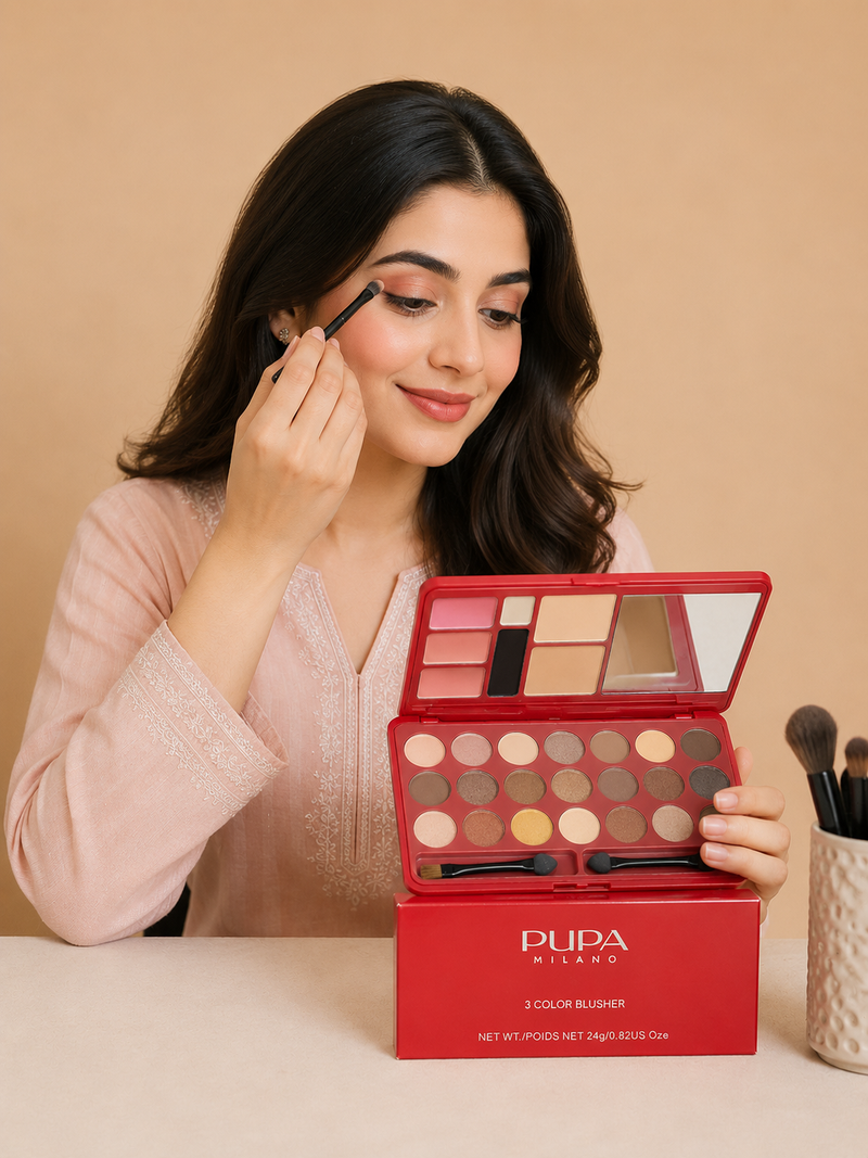 All-in-One Makeup Kit with Mirror