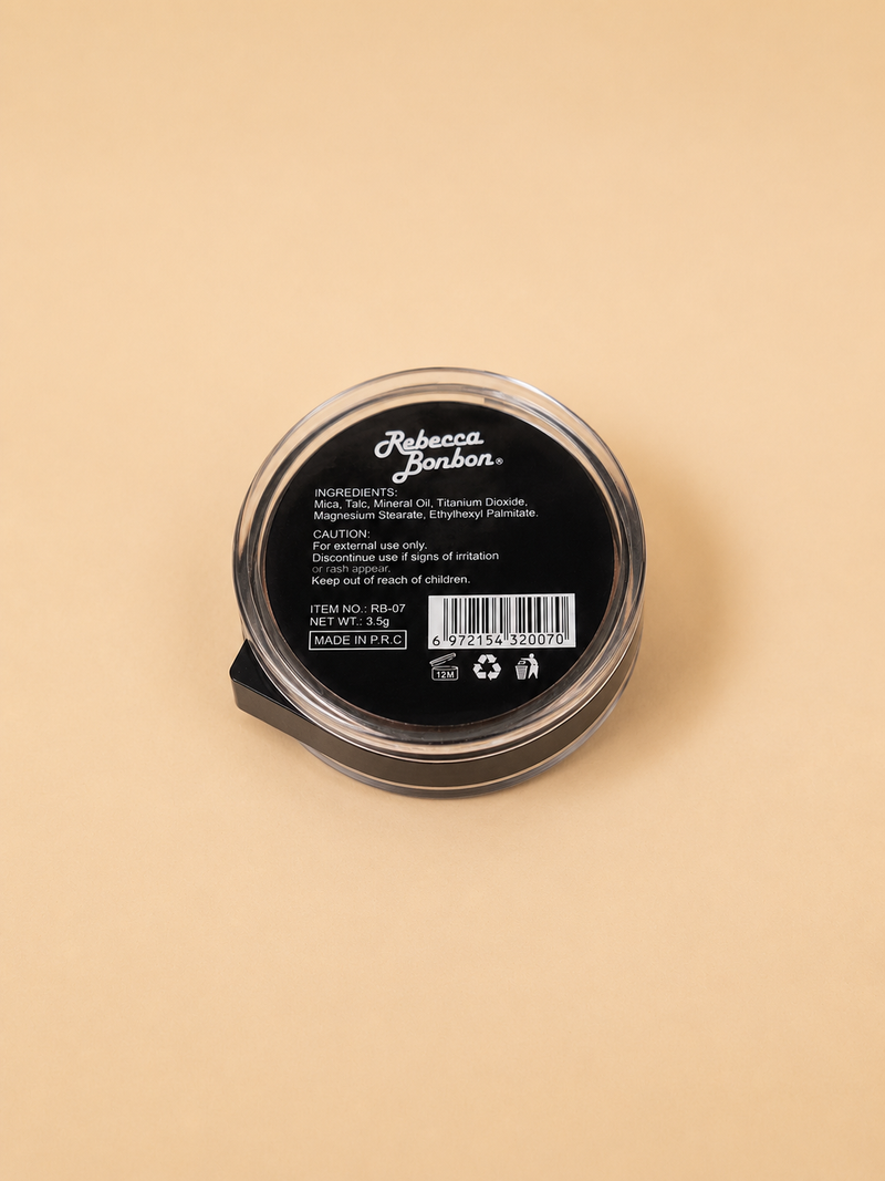 Rebecca Bonbon Face Blush & Highlighter Makeup Compact – Smooth, Long-Lasting Glow