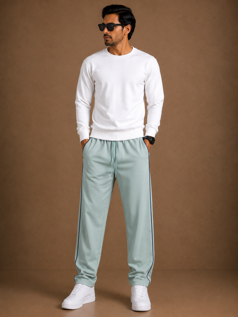 Stylish Regular Fit Both Season Trouser For Men caledon with navy stripes tr9