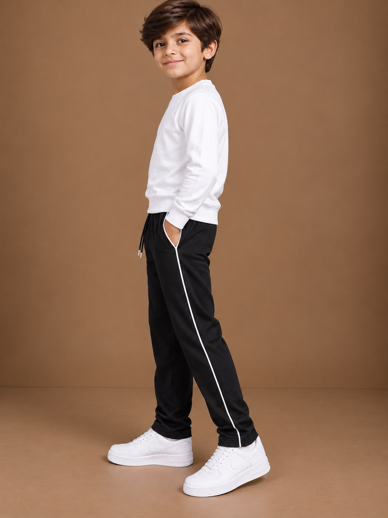 Premium Kids Fleece Trouser for Black bnm03