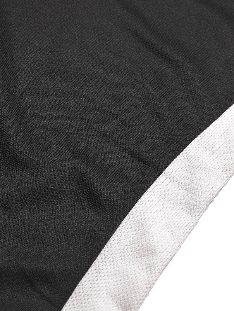 Cloke Active Wear Crew Neck T-Shirt For Kids-Black & White-BR13604
