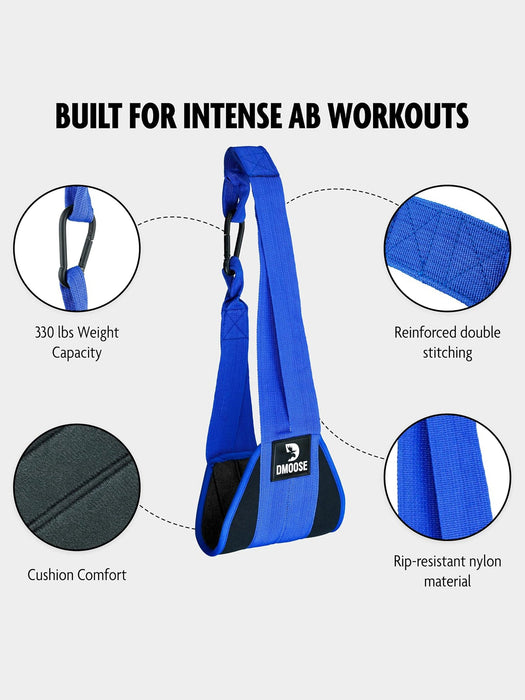 DMoose Fitness Ab Straps Workout Equipment for Men & Women-LV382