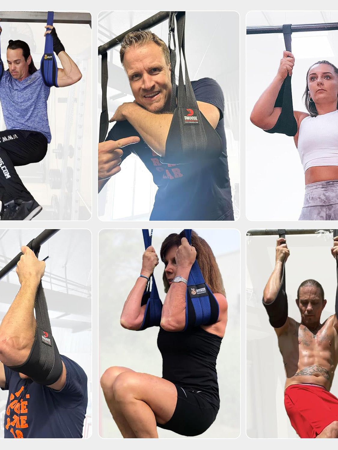 DMoose Fitness Ab Straps Workout Equipment for Men & Women-LV427