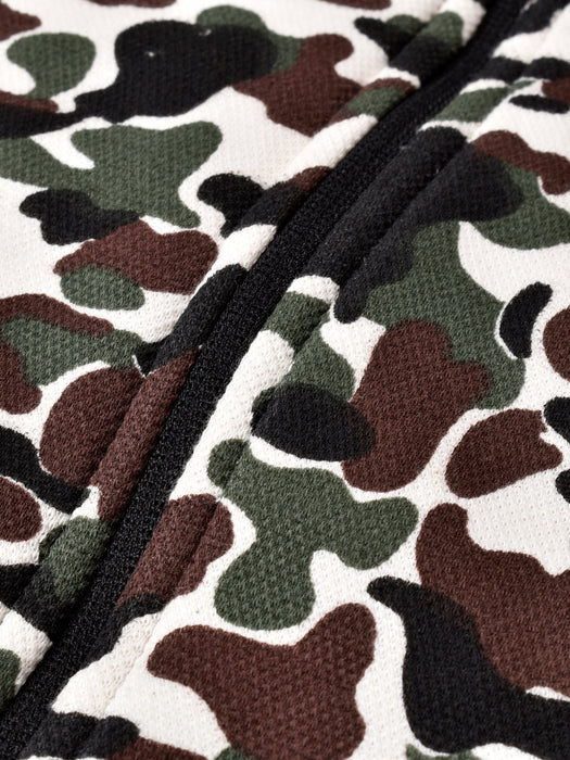 Louis Vicaci Fur Zipper Bomber Jacket For Men-Camouflage-RT1494