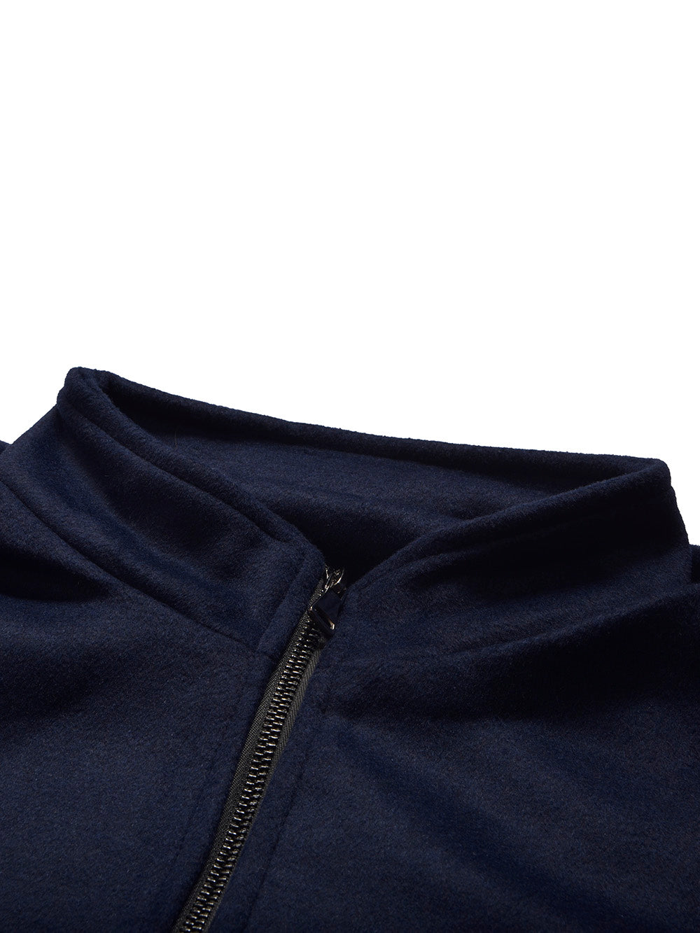 Premium Stylish Suede Zipper Jacket For Men-Dark Navy-BR14336