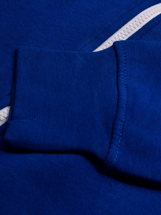 Louis Vicaci Fleece Stylish Zipper Mock Neck For Men-Blue-BR812