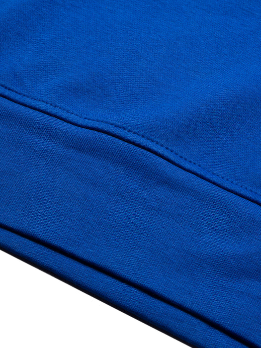 Louis Vicaci Fleece Stylish Raglan Sleeve 1/4 Zipper Mock Neck For Men-Dark Blue-BR1020