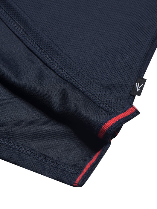 LV Summer Active Wear Polo Shirt For Men-Dark Navy-BR13557