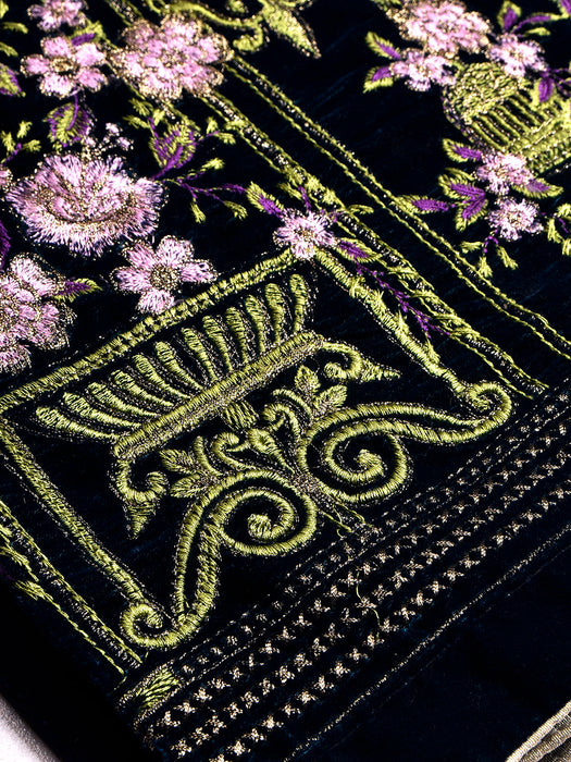 Exclusive Range Pashmina Velvet Embroidery Shawls For Ladies-BR745