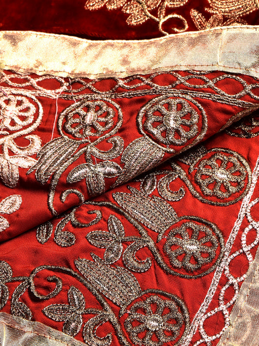 Exclusive Range Pashmina Velvet Embroidery Shawls For Ladies-BR766