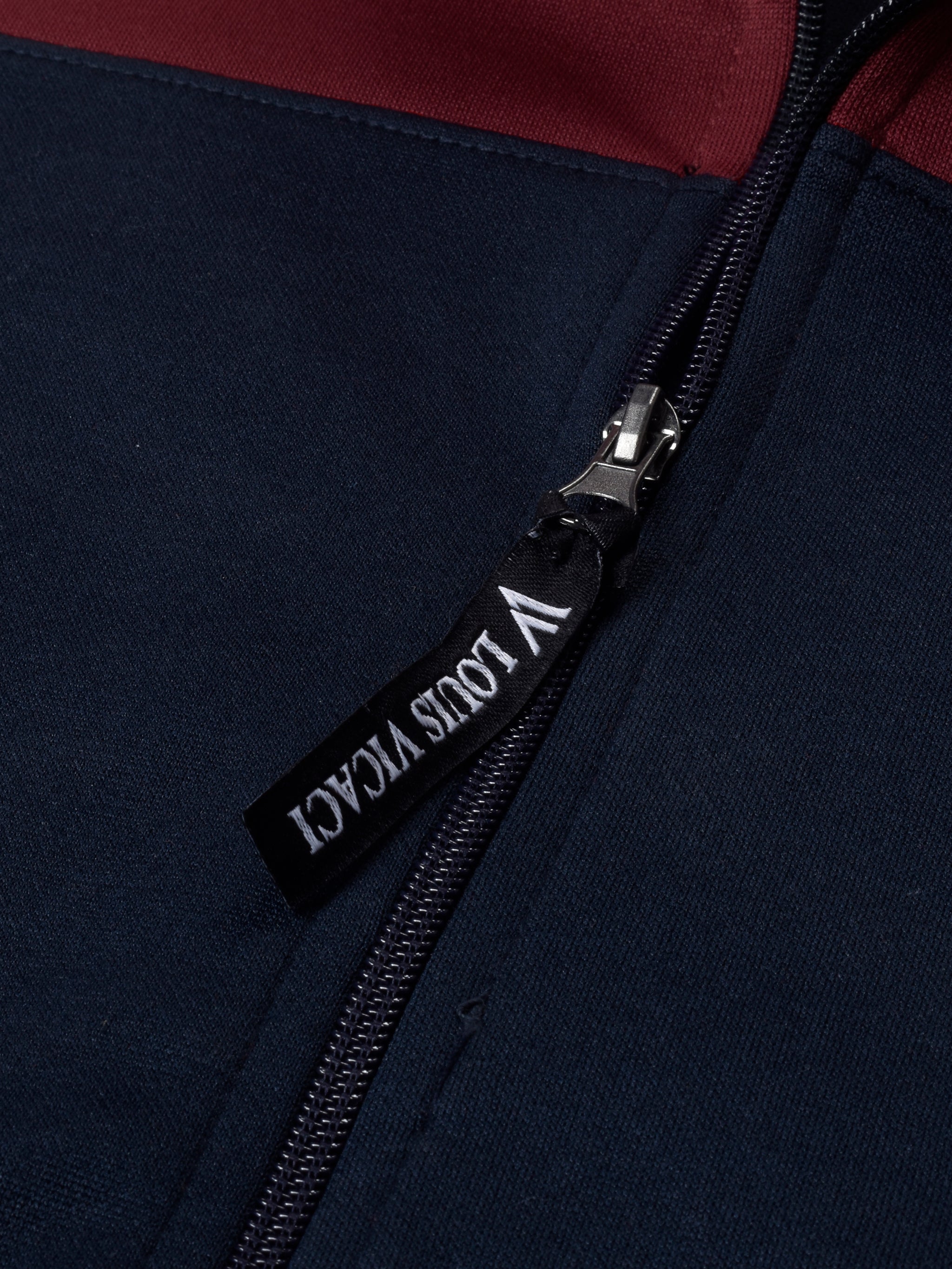 Louis Vicaci Lightning Flash Training Tracksuit For Men-Navy & Maroon-RT1374