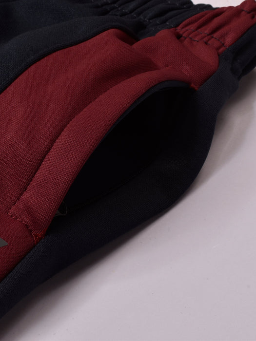 Louis Vicaci Lightning Flash Training Tracksuit For Men-Navy & Maroon-RT1374