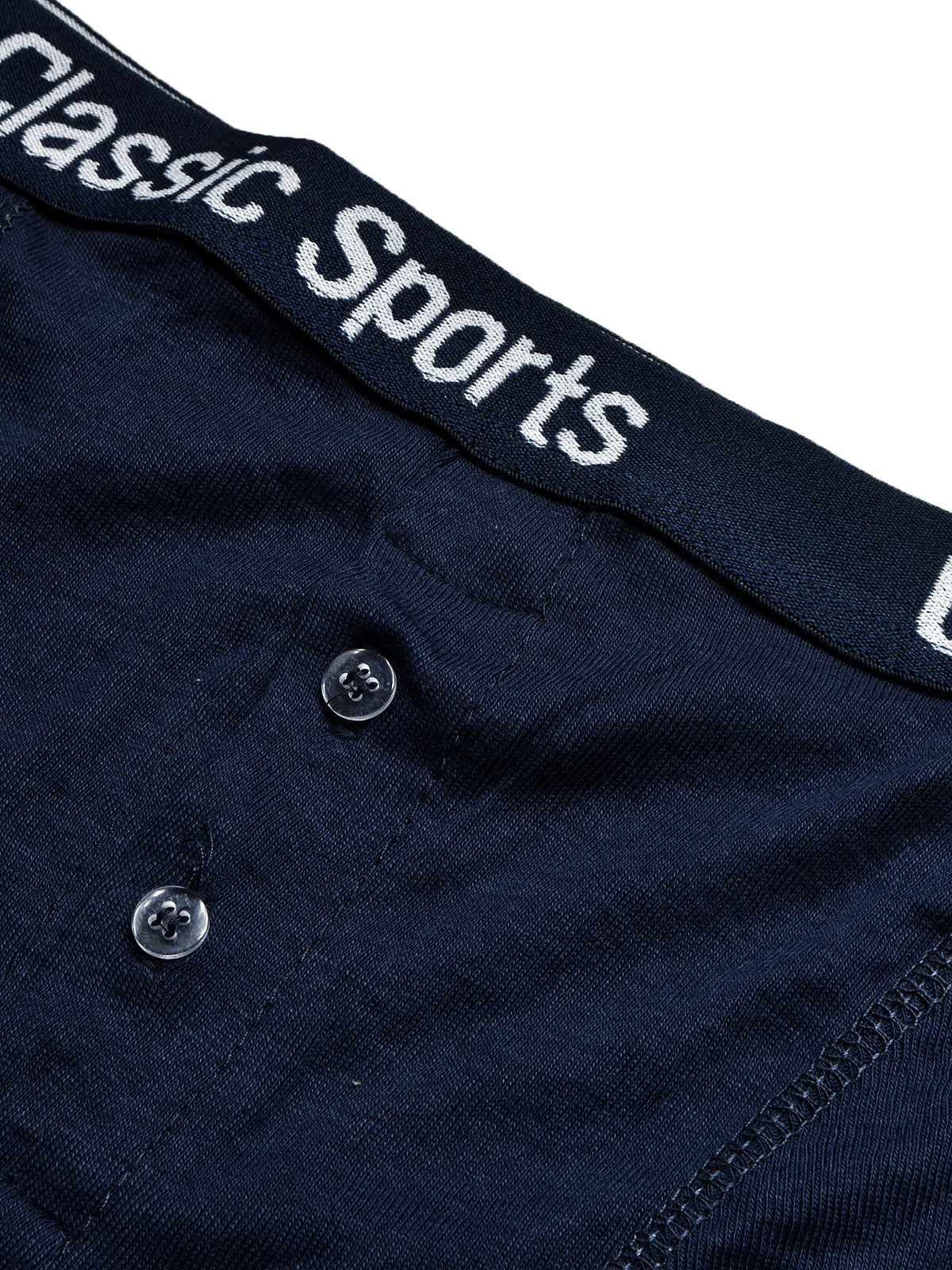 Classic Sport Single Jersey Boxer Brief For Men-Dark Navy-BR800