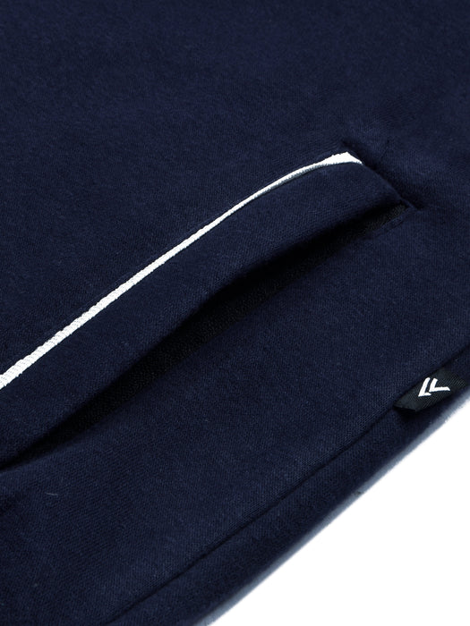 Louis Vicaci Fleece Zipper Tracksuit For Men-Dark Navy-BR830