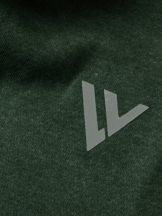 Louis Vicaci Fleece Zipper Tracksuit For Men-Green Melange-RT1381