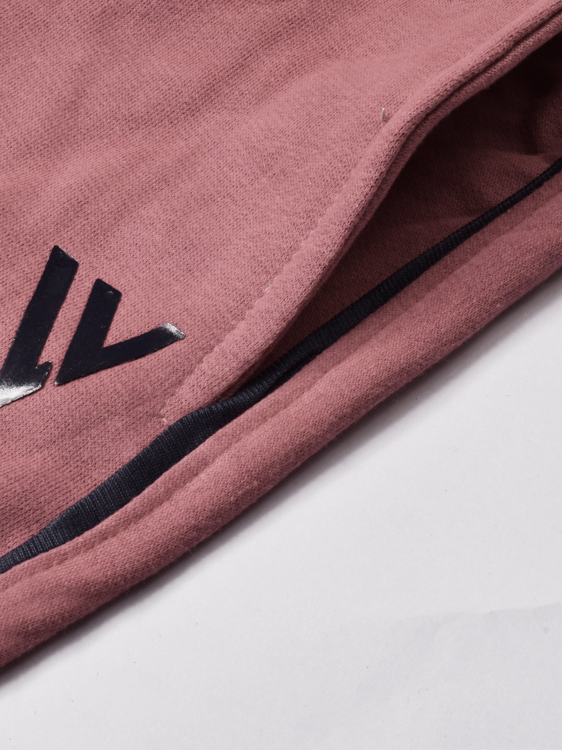 Louis Vicaci Fleece Zipper Tracksuit For Men-Dark Pink-RT1383