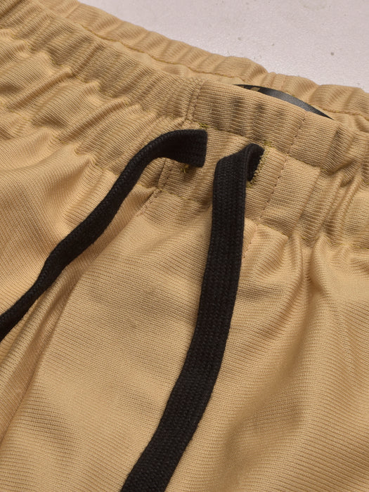 Louis Vicaci Slim Fit Summer Trouser For Men-Khaki with Black & White Stripes-BR13348